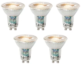 Set 5 becuri GU10 dimbare LED lamp 3W 200 lm 2200 - 6500K