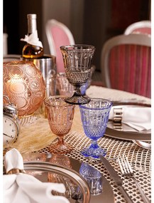 Set de pahare de vin, 6buc, 220 ml, roz, LEGACY