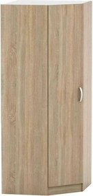 Dulap BETTY 2 BE02-016-00, stejar sonoma, PAL laminat, cu o usa, 90x90