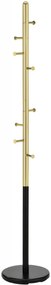 Cuier W68 negru/auriu H172 cm