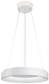 Lustra LED cu telecomanda design modern Ceilo alb 48cm