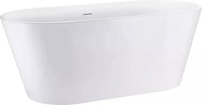 Cada freestanding Rea Milano 150x75 cm alb lucios