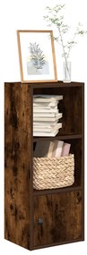 vidaXL Bibliotecă, stejar fumuriu, 31x24x77 cm, lemn prelucrat