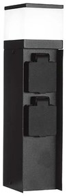 Lampă exterior cu 2 prize 1xG9/11W/230V IP44