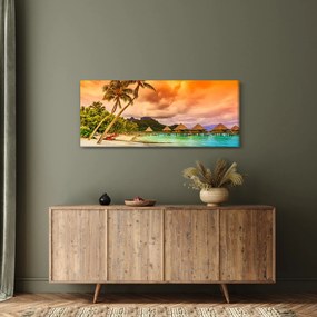 Tablou - Insula Bora Bora (120x50 cm)