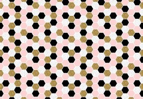 Fototapet - Hexagon mozaic (152,5x104 cm)