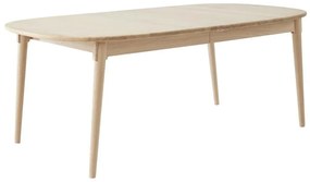 Masă de dining extensibilă din lemn de stejar cu blat suplimentar 106x184 cm Miro – Hammel Furniture