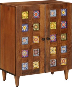 vidaXL Bufet castan 60 x 33 x 75 cm Lemn de mango solid