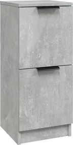 vidaXL Dulap, gri beton, 30x30x70 cm, lemn compozit