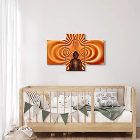 Tablou cu statuie mică (90x60 cm)