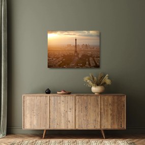Tablou pe sticlă - Turnul Eiffel (70x50 cm)