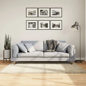 vidaXL Covor pufos &quot;PAMPLONA&quot; cu fire înalte, auriu modern, 120x170 cm