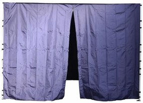 Set de 2 pereți laterali pentru cort PROFI 3 x3 m , albastru