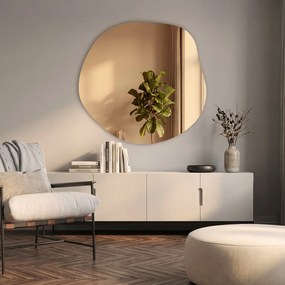 Oglindă bronzată Base B30 80×77