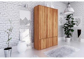 Dulap din lemn de fag 135x206 cm Vento 3 - The Beds