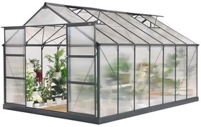 Seră de legume din aluminiu Azalia 3,08 x 4,3 m CoverTech antracit