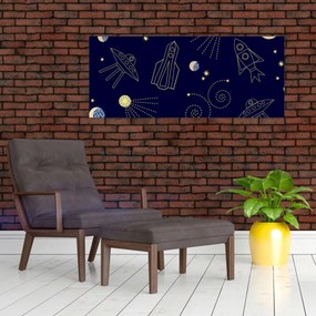 Tablou - Universul (120x50 cm)