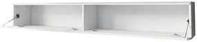 Dulap TV Dlana 180 MDF (Negru grafit +  Negru) (cu iluminat LED alb). 1106209