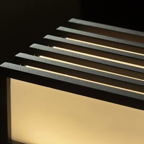 Aplică LED de exterior CLAIRE LED/9W/230V IP54 RED -Design Rendl-R13565