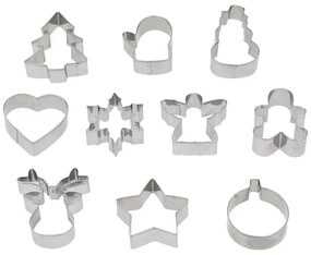 Forme de aluat 10 buc. cu model de Crăciun – Blomsterbergs