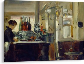 Tablou - Style of Edouard Manet, Bon Bock Cafe, reproducere (70x50 cm)