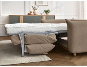 Canapea bej extensibilă 214 cm Ernest – Bobochic Paris