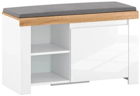 Pantofar (Pantofar) Valgo 1D (alb ultra lucios + Stejar wotan). 1075516