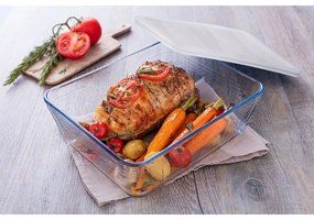 Pyrex Set de recipiente din sticlă 2 buc., 1,5 l +2,6 l