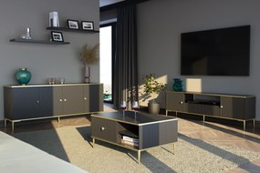 Masă TV Pietra 180 (Negru). 1124979