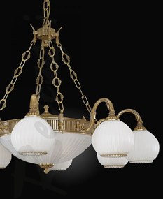 Lustra clasia din alama 8+3 design italian 9300