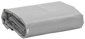 vidaXL Prelată, gri, 4x7 m, 650 g/m²