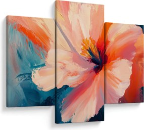 Tablou - Floare pictată (90x60 cm)