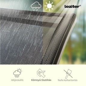 Scaun de grădină Como, negru