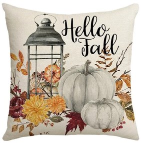 Față de pernă PUMPKIN TIME 45x45 cm, bej
