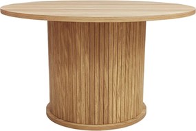 Măsuță de cafea riflată SCAVA, Ø 70 x 40 cm