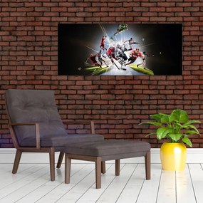 Tablou - Sportivii (120x50 cm)