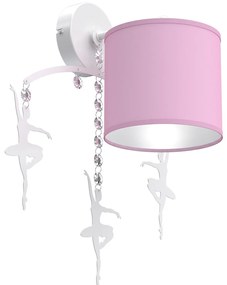 Aplica de perete pentru camera copii / tineret BALLETRIC roz