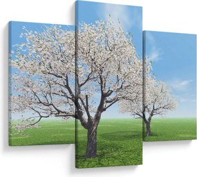 Tablou cu copaci (90x60 cm)