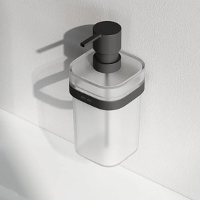 Dozator sapun AM.PM Func negru-sticla mata 200 ml