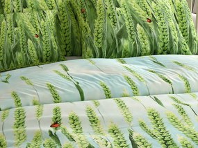 Lenjerie de microfibra POSANA verde Dimensiune lenjerie de pat: 2 buc 70 x 80 cm | 160 x 200 cm