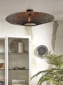Plafoniera eco din bambus Kalimantan 87cm nat/bl
