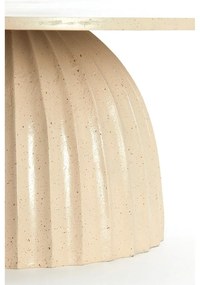 Măsuță auxiliară rotundă din metal ø 70 cm Veglia – Light &amp; Living