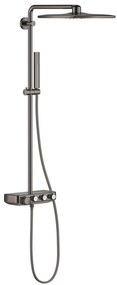 Coloana dus cu baterie si termostat Grohe Euphoria SmartControl 310 Cube Duo, antracit (hard graphite)
