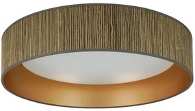 Brilagi - Plafonieră LED BOSTON ROLLER LED/24W/230V pr. 45 cm maro/auriu