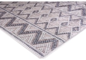 Covor tip traversă gri lavabil 80x200 cm Zig Zag – Vitaus