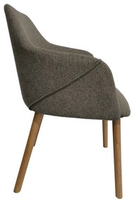 Fotoliu design, maro   fag, PETRUS