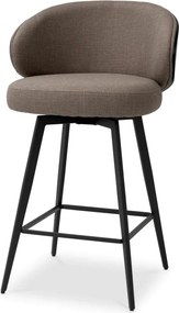 Scaun de bar design elegant LUX Camerota, Scalea grey