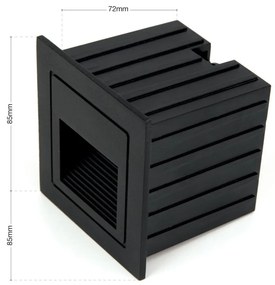 Spot LED incastrabil iluminat exterior IP65 LORO negru