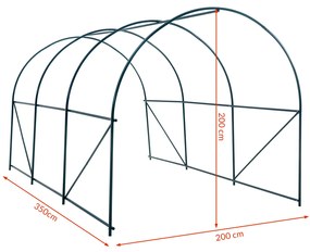 Deuba Lemn laminat 350x200x200cm