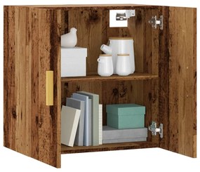 vidaXL Dulap de perete, lemn învechit, 60x31x60 cm, lemn prelucrat